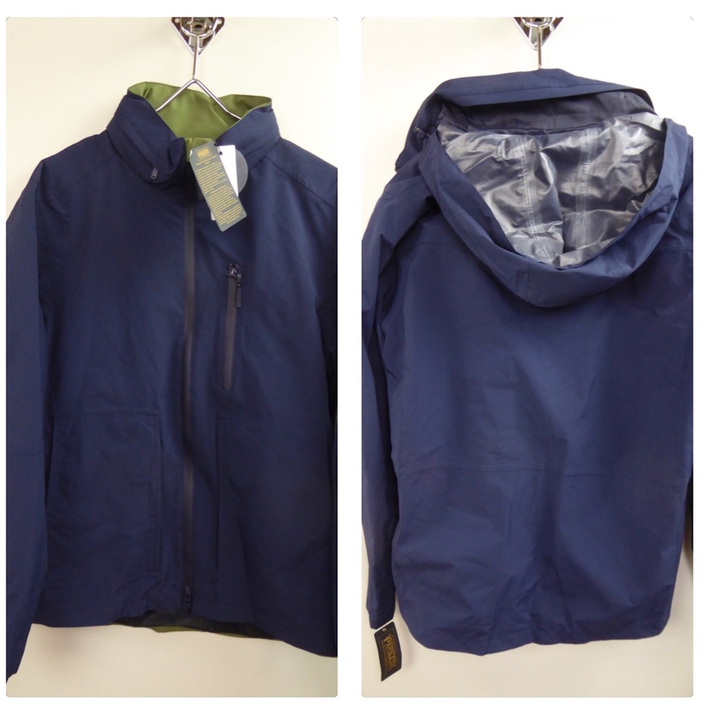 Pendleton Outdoorsmen Ripstop Poly w Hidden Stowaway Hood Windbreaker NWT Men’s